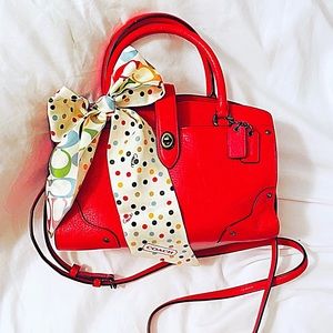 100% Authentic COACH MERCER 24 with matching scarf